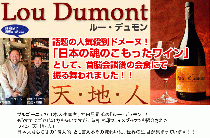 ブルゴーニュ・ルージュ[2019]ルー・デュモン【フランス ブルゴーニュ 赤ワイン】 - 湘南ワインセラー