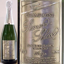ブラン・ド・ブラン・ブリュット[NV]シモン・セロス【フランス　シャンパーニュ】