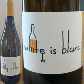 ホワイト・イズ・ブラン[2015]グレゴリー・ホワイト【フランス　ラングドック　自然派ワイン　白ワイン】