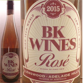 ロゼ[2015]BK・ワインズ【オーストラリア　ロゼワイン　自然派ワイン】