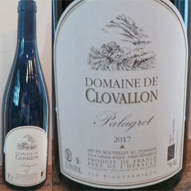 パラグレ[2017]ドメーヌ・クロヴァロン【フランス　ラングドック　自然派　赤ワイン】