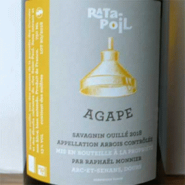 アガペ[2018]ラタ・ポワル【フランス　ジュラ　自然派　白ワイン】