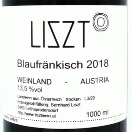ブラウフレンキッシュ[2018]リスト（1000ml）【オーストリア　自然派　赤ワイン】