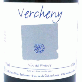 ヴェルシュニー[2020]オリヴィエ・ボノーム【フランス　ロワール　自然派　赤ワイン】