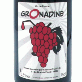 グロナディーヌ[2020]ファブリス・シャイユー【フランス　ロワール 　自然派 　赤ワイン】