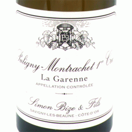 ピュリニー・モンラッシェ・1erCru・ラ・ガレンヌ[2006]シモン・ビーズ【フランス　ブルゴーニュ　白ワイン】