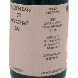 ルース[2021]ハルシオン・デイズ【ニュージーランド　自然派　赤ワイン】 