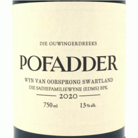 ポフェイダー[2021]ザ・サディ・ファミリー・ワインズ【南アフリカ　赤ワイン】