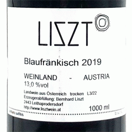 ブラウフレンキッシュ[2019]リスト（1000ml）【オーストリア　自然派　赤ワイン】