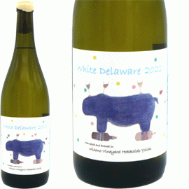ホワイト・デラウェア[2022]ミソノ・ヴィンヤード【日本　北海道　余市　自然派　白ワイン】