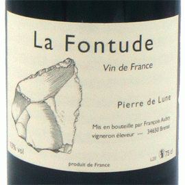 ピエール・ド・リュヌ[2020]ラ・フォンチュード（フランソワ・オーブリー）【フランス　ラングドック　自然派　赤ワイン】