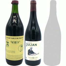 ヴァン・ド・ターブル・ルージュ12％[2022]＆ラヴォン・ギャルド[2022]ルイ・ジュリアン（ヴォルテックスのワイン３本セット）