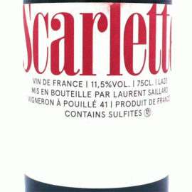 スカーレット[2022]ローラン・サイヤール【フランス　ロワール　自然派　赤ワイン】