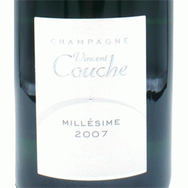 ミレジム[2007]ヴァンサン・クーシュ【フランス　シャンパン　自然派　白】