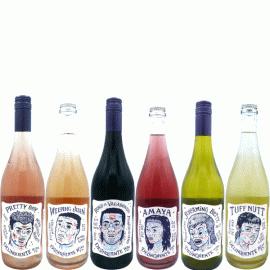 デリンクエンテ「変顔ワイン」6人セットA（送料無料・沖縄＆北海道を除く）