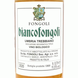 ビアンコ・フォンゴリ[2021]フォンゴリ【イタリア　ウンブリア　自然派　マセラシオンワイン】