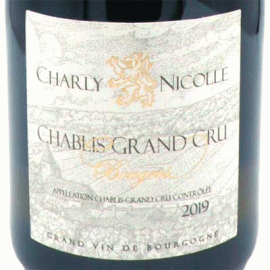 シャブリ・グラン・クリュ・ブーグロ[2022]シャルリー・ニコル【フランス　ブルゴーニュ　白ワイン】