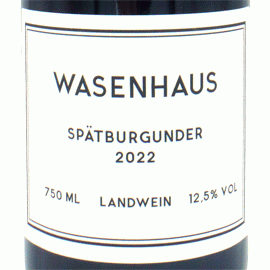 シュペートブルグンダー・バーディシャー・ラントヴァイン[2023]ヴァイングート・ヴァーゼンハウス【ドイツ　バーデン　自然派　赤ワイン】