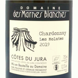 【12月2日から発送】シャルドネ・レ・モラット[2022]マルヌ・ブランシュ【フランス　ジュラ　自然派　白ワイン】