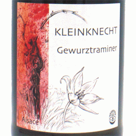 ゲヴュルツトラミネール[2024]クラインクネヒト【フランス　アルザス　自然派　白ワイン】