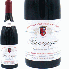 ブルゴーニュ・ルージュ[2023]フランソワ・コンフュロン【フランス　ブルゴーニュ　赤ワイン】
