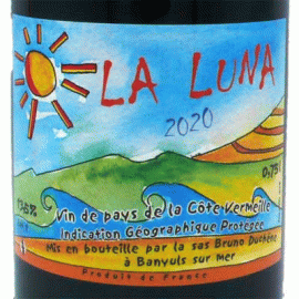 【12月24日から発送】ラ・ルナ・ルージュ[2024]ブルノ・デュシェン【フランス　ラングドック　自然派　赤ワイン】