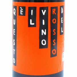 クエスト・エ・イル・ヴィノ・ロッソ・デル[2022] セッテ（1000ml）【イタリア　ピエモンテ　自然派　赤ワイン】