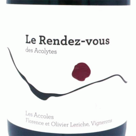 ル・ランデブー・デ・ザコリット[2022]デ・ザコル【フランス　ローヌ　自然派　赤ワイン】