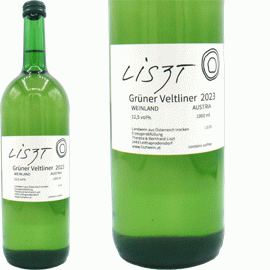 グリューナー・ヴェルトリーナー[2023]リスト(1000ml)【オーストリア　自然派　白ワイン】