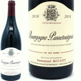ブルゴーニュ・パストゥグラン[2018]エマニュエル・ルジェ【フランス　ブルゴーニュ　赤ワイン】
