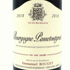ブルゴーニュ・パストゥグラン[2018]エマニュエル・ルジェ【フランス　ブルゴーニュ　赤ワイン】