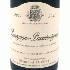 ブルゴーニュ・パストゥグラン[2020]エマニュエル・ルジェ【フランス　ブルゴーニュ　赤ワイン】