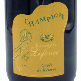 キュヴェ・ド・レゼルヴ・ブリュット・ノンドゼ[NV]（2020）クリストフ・ルフェーヴル【フランス　シャンパーニュ　白】