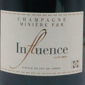 アンフリュアンス・ブリュット[NV]ミニエール【フランス　シャンパーニュ　自然派　泡白】