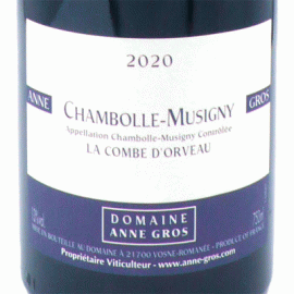 【2月19日から発送】シャンボール・ミュジニー・コンブ・ドルヴォー[2023]ドメーヌ・アンヌ・グロ【フランス　ブルゴーニュ　赤ワイン】 