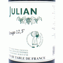 ヴァン・ド・ターブル・ルージュ12％[NV](2024)ルイ・ジュリアン1000ml（2本＋他1本）合計3本セット